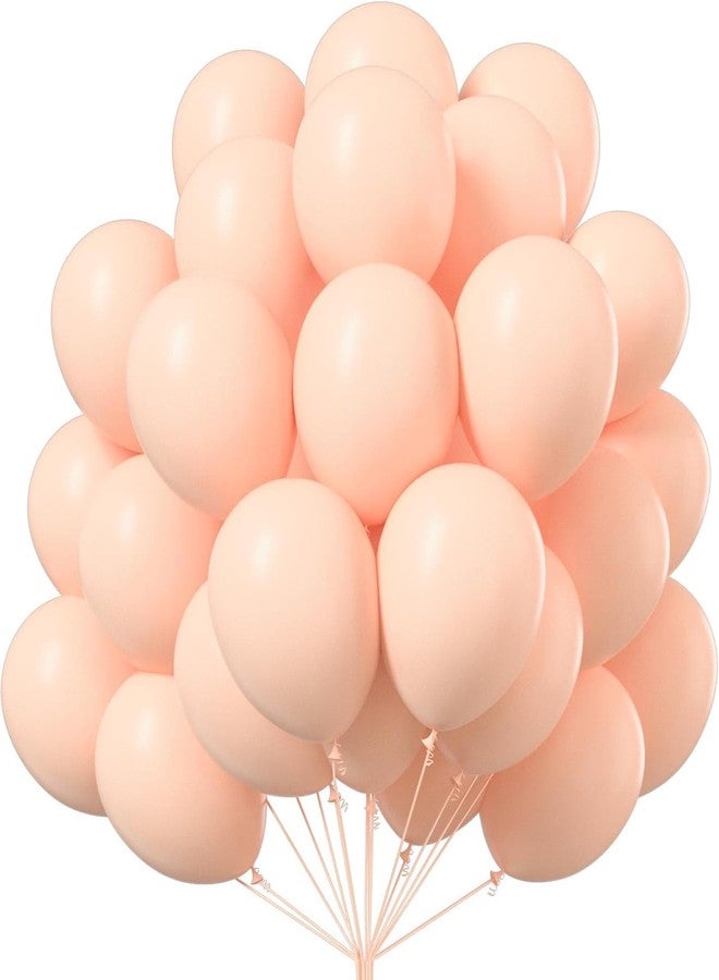 Flyloons Orange Pastel Balloons Pack of 50 for birthday decoration items also suitable Baby Shower, Anniversary, Wedding, Celebration, Party - Image 1
